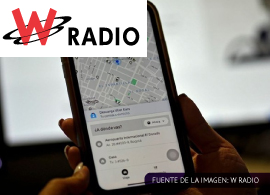 Celular Mostrando Aplicacin de UBER