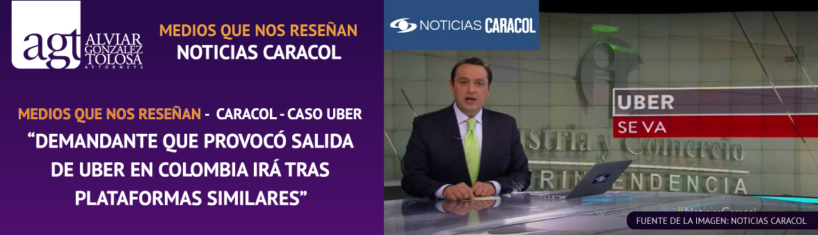 Demandante que provoc salida de Uber en Colombia ir tras plataformas Expertos, entretanto, advierten que la decisin de Uber podra traer consecuencias econmicas y legales. Este es el panorama.<br>
Este viernes, la plataforma anunci que, a partir del primero de febrero, dejar de prestar sus servicios en Colombia debido a la decisin de la Superintendencia de Industria y Comercio que le orden cesar actividades por 