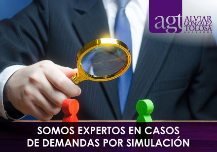 Lupa en Caso de Demanda por Simulación