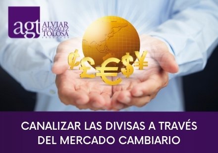 canalizar las divisas a travs del mercado cambiario